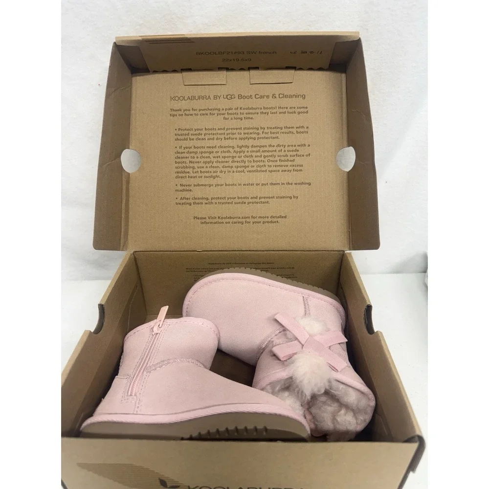Koolaburra By Ugg Victoria Mini  Toddler Girl Pink Boots Size 5 New In Box